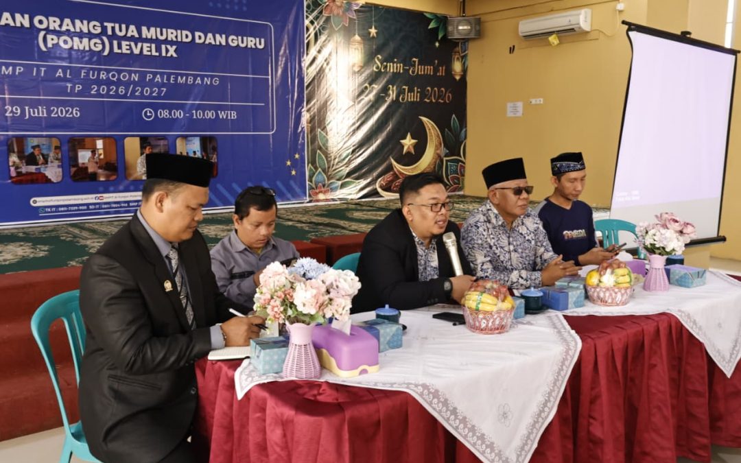 POMG Kelas IX SMP IT Al Furqon Palembang: Bersama Mempersiapkan Masa Depan Murid